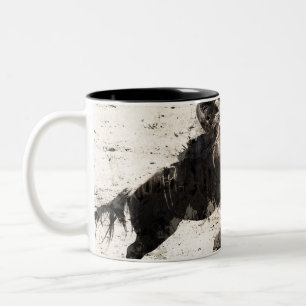 Taza Bicolor Colgar - Bronco Busting Champ