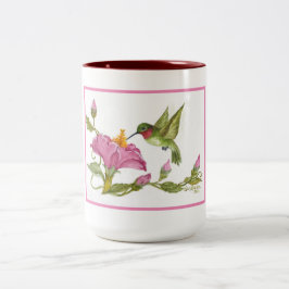 Taza Bicolor Colibrí