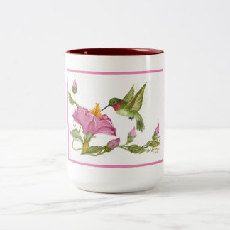 Taza Bicolor Colibrí