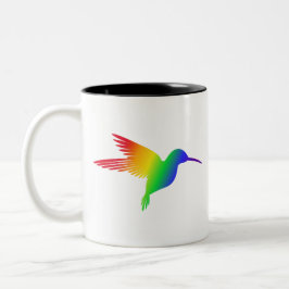 Taza Bicolor Colibrí arcoiris