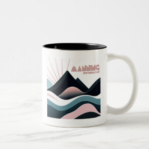 Taza Bicolor "Colinas Coloreadas del Parque Provincial Manning"