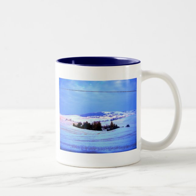 Taza Bicolor Colinas nevadas (Derecha)