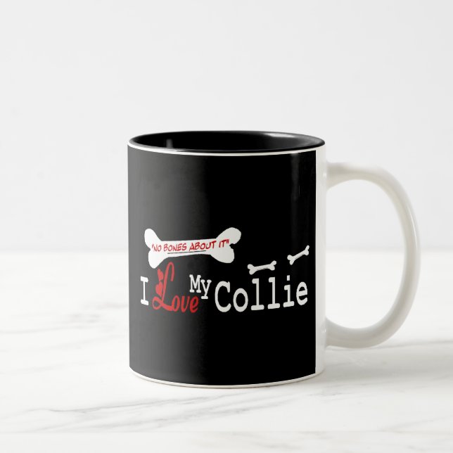 Taza Bicolor Collie (I Love) Mug (Derecha)