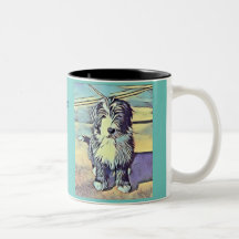Collie Puppy Mug.
