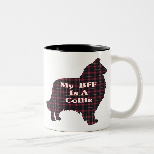 Taza Bicolor Collie Rough BFF Mug (Derecha)