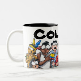 Taza Bicolor Colombia y los colombianos mug