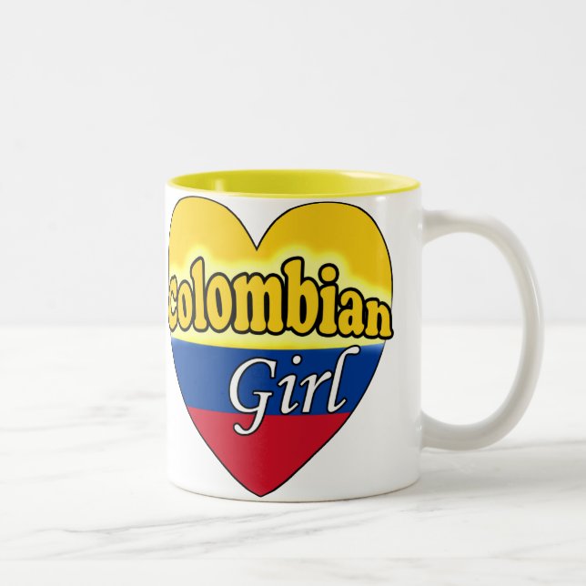 Taza Bicolor Colombian Girl (Derecha)