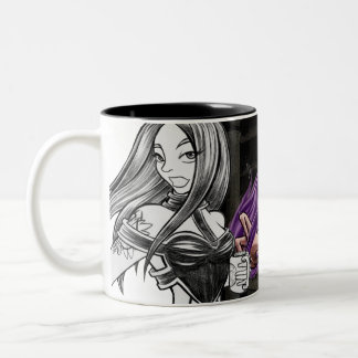 Taza Bicolor Color y bosquejo de la espada