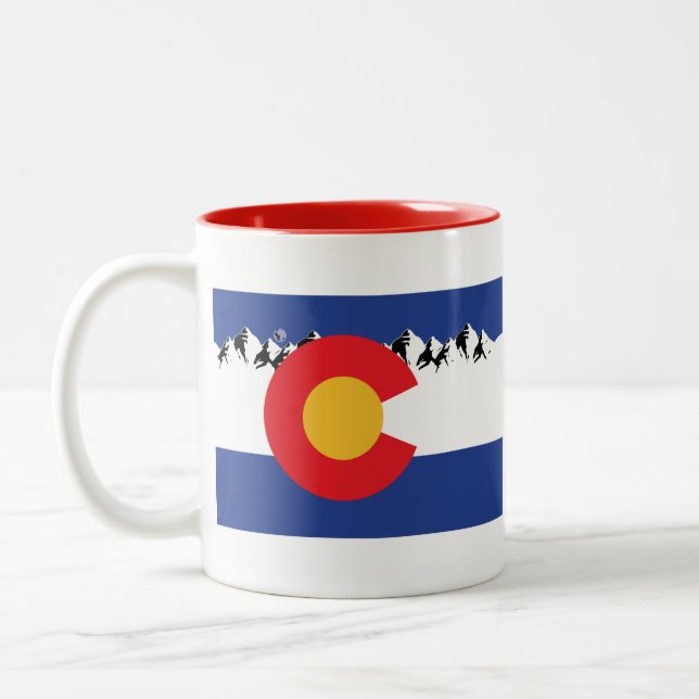 Taza Bicolor Colorado Mountains (Izquierda)