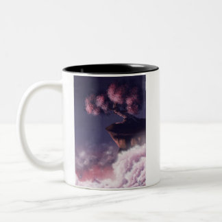 Taza Bicolor Colores de flor de cerezo de acento Mug