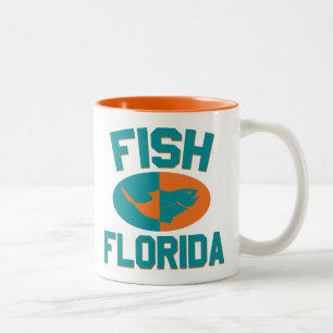 Taza Bicolor Colores de Pesca en Florida