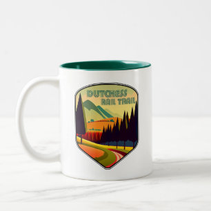 Taza Bicolor Colores del Dutchess Rail Trail