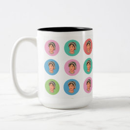 Taza Bicolor Colorful Jane Mug