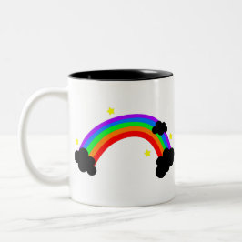 Taza Bicolor Colorful rainbow