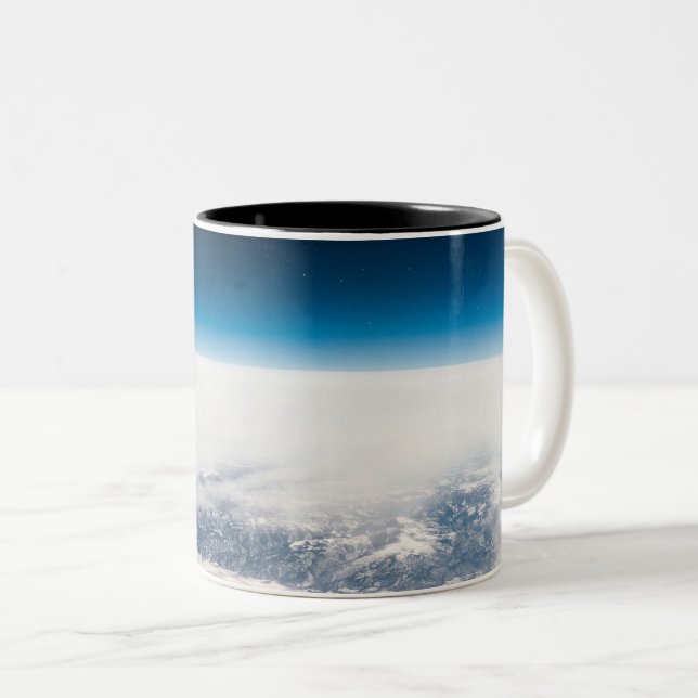 Taza Bicolor Coloridas estrellas (Anverso derecho)
