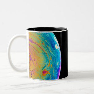 Taza Bicolor Coloridas fotos lunares Guay Moon Images Creative