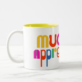 Taza Bicolor Coloridas gracias más apreciadas