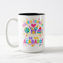 Taza Bicolor Colorín Colorado Este Año Se Ha Acabado Español