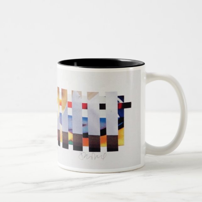 Taza Bicolor Columna 18 (Derecha)