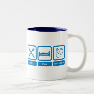 Taza Bicolor Coma, duerma, LiveJournal