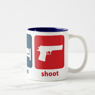 Taza Bicolor Coma, duerma, tire