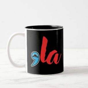 Taza Bicolor Coma La Señora Gatos 2024