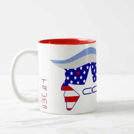 Taza Bicolor Comandante En Jefe Trump 2024