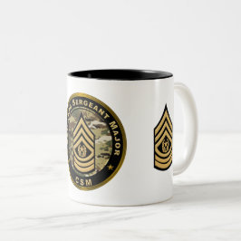 Taza Bicolor Comandante Sargento Mayor CSM