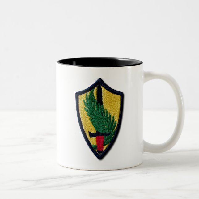 Taza Bicolor Comando central MacDill AFB de USCENTCOM CENTCOM (Derecha)