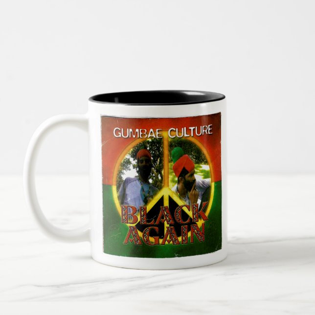 TAZA BICOLOR COMBINACIÓN CULTURAL DE GUMBAE (Izquierda)