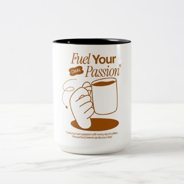 Taza Bicolor Combustible (Centro)