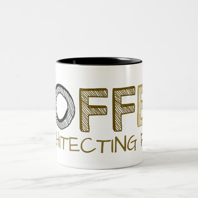 Taza Bicolor Combustible para Arquitectura de Café (Centro)