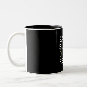 Taza Bicolor Comer disco de suspensión de golf Repetir