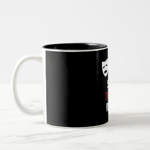 Taza Bicolor Comer Sleep Atre Repeat - Musical Broadway Actor G