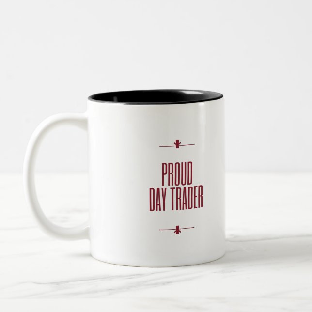 Taza Bicolor Comerciante del día de orgullo (Izquierda)