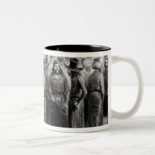 Taza Bicolor Comerciantes y comerciantes judíos