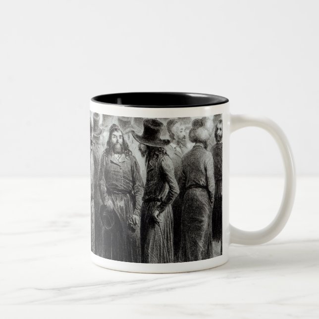 Taza Bicolor Comerciantes y comerciantes judíos (Derecha)
