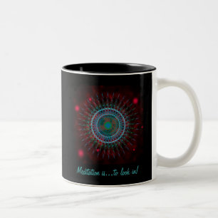 Taza Bicolor Cometa azul