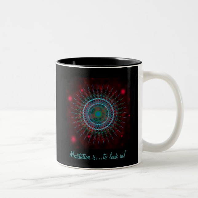 Taza Bicolor Cometa azul (Derecha)