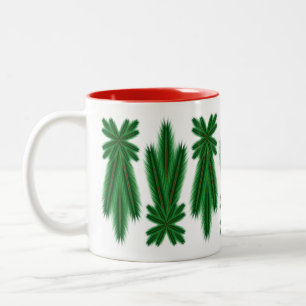Taza Bicolor Cometa Pine 11oz. Mug - Rojo