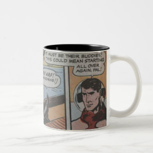 Taza Bicolor Comics de la Edad Dorada