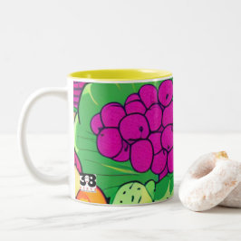 Taza Bicolor Comida como colección de medicamentos