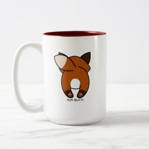 Taza Bicolor Comience el día con una dosis de foxi de cafeína.