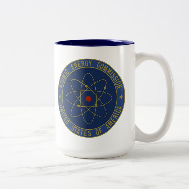Taza Bicolor Comisión de energía atómica (Derecha)
