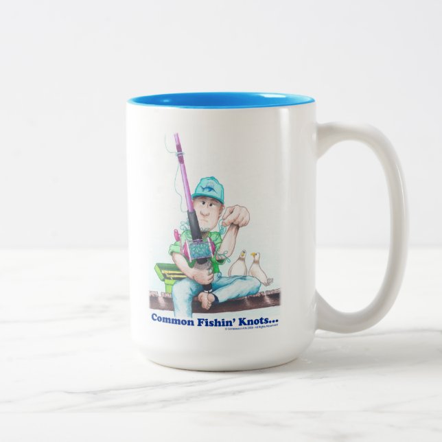 Taza Bicolor Common Fishin Knots - casting difficulties  (Derecha)