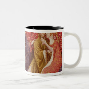 Taza Bicolor Cómo Lancelot besó Guinevere