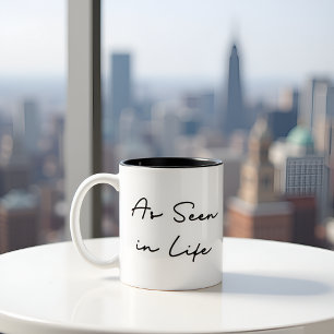 Taza Bicolor Como se ve en la cita de la vida