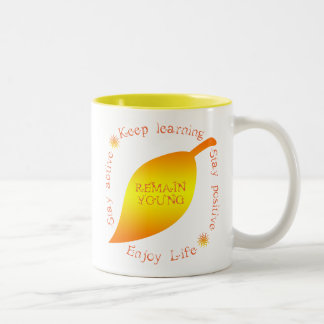 Taza Bicolor ¡Cómo seguir siendo joven! Mug para mayores