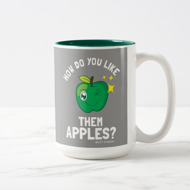 Taza Bicolor Cómo Te Gustan Las Manzanas (Derecha)