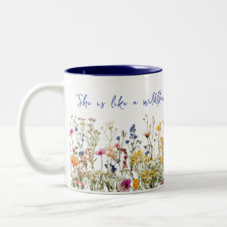 Taza Bicolor Como una flor silvestre